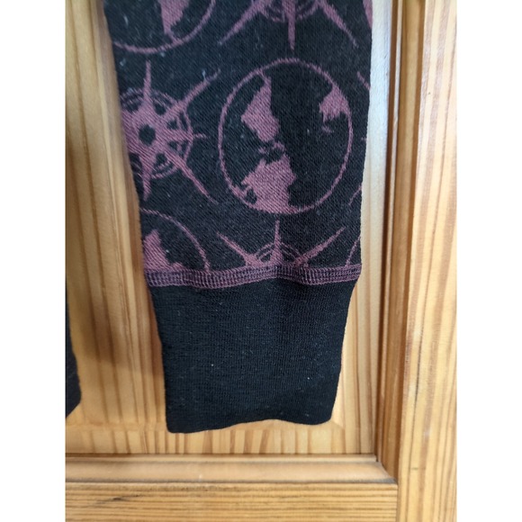 JANUS Merino Wool Thermo Hiking Womens Large Base Layer (Got In Norway) Black+ - Picture 5 of 10